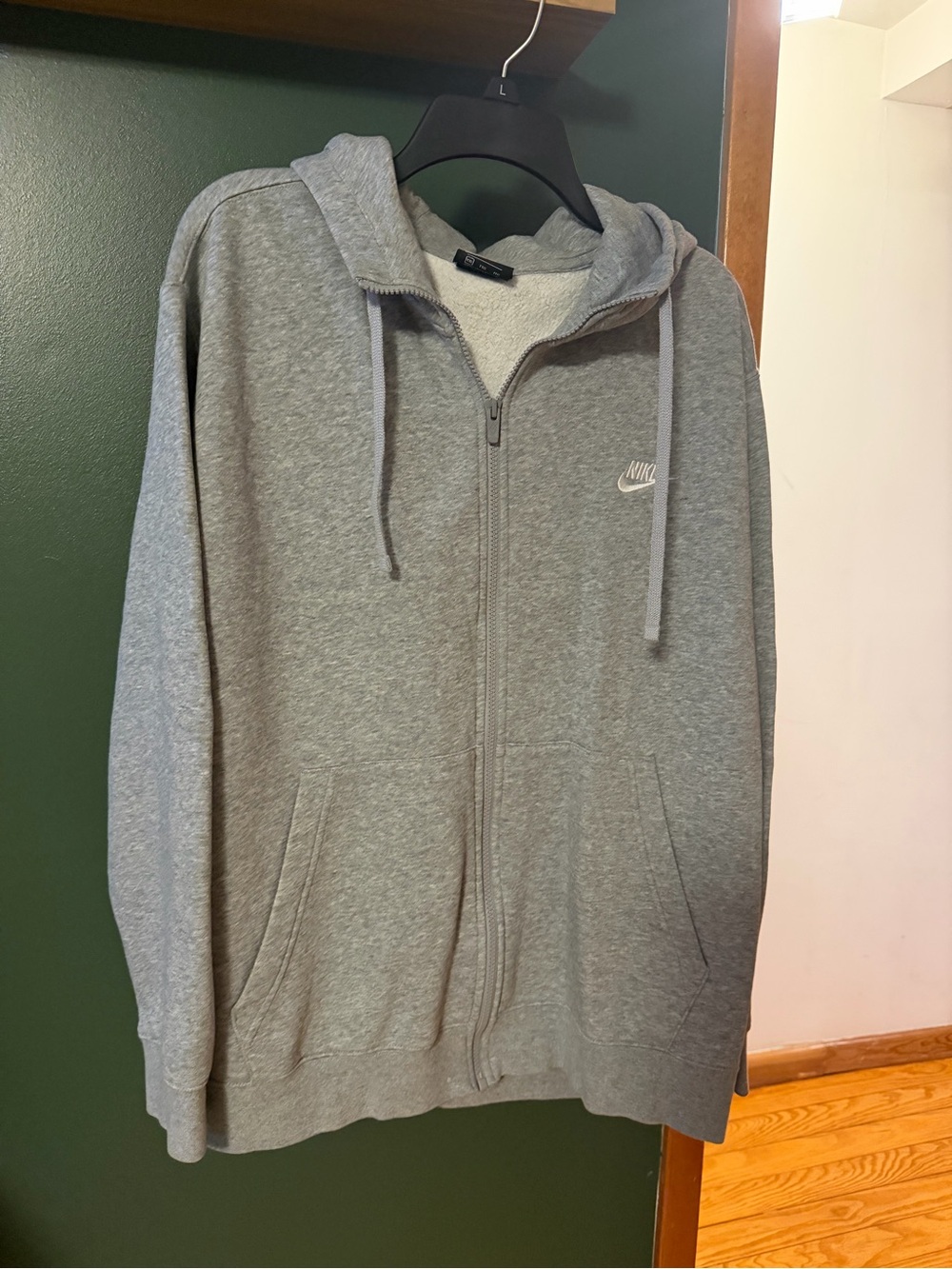 Men’s Gray Nike Zip-up
